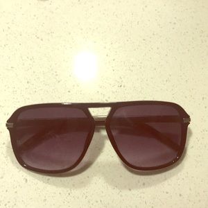 Black and gold sunglasses